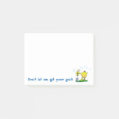Erhalten Sie Ihrer Ziege klebrige Anmerkungen Post-it Klebezettel (Vorderseite)