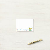 Erhalten Sie Ihrer Ziege klebrige Anmerkungen Post-it Klebezettel (Auf Schreibtisch)