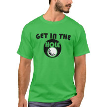 ERHALTEN SIE IM LOCH-GOLF SPIELENDEN T - SHIRT