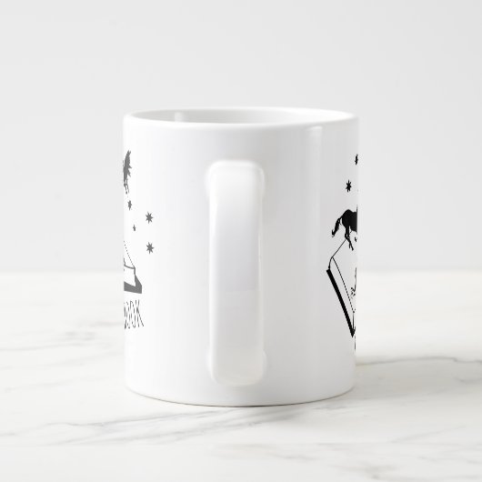 Erhalten Sie in einem Buch verloren Jumbo-Tasse (Rückseite)