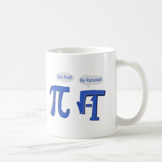 Erhalten Sie ist rational wirklich Kaffeetasse (Rechts)