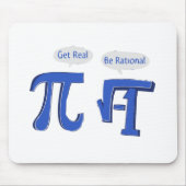 Erhalten Sie ist rational wirklich Mousepad (Vorne)