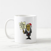 Erhalten Sie jetzt zurück, Weihnachtschef zu Kaffeetasse (Links)