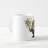 Erhalten Sie jetzt zurück zu arbeiten Kaffeetasse (Vorderseite Links)