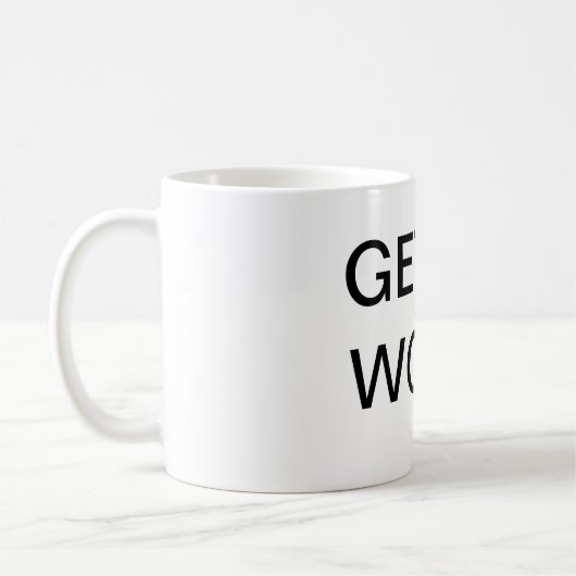 Erhalten Sie, Kaffee-Tasse zu bearbeiten Kaffeetasse (Links)