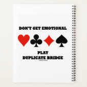 Erhalten Sie keinen emotionalen "Duplizieren"-Brid Planer (Rückseite)