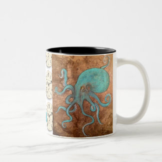 erhalten Sie kraken! Zweifarbige Tasse