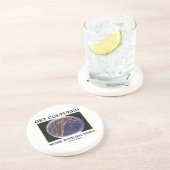 Erhalten Sie kultivierte Arbeit mit Bakterien Sandstein Untersetzer (Seite)