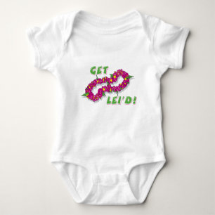 Erhalten Sie Lei'd! (Lila) Baby Strampler