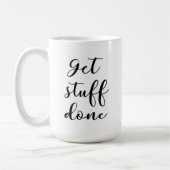 Erhalten Sie Material getane Tasse (Links)