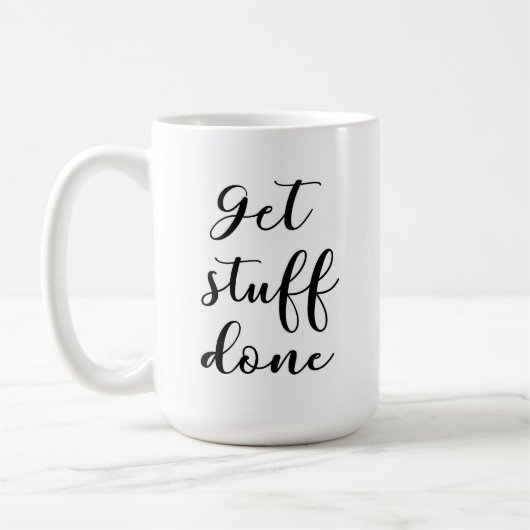 Erhalten Sie Material getane Tasse (Links)