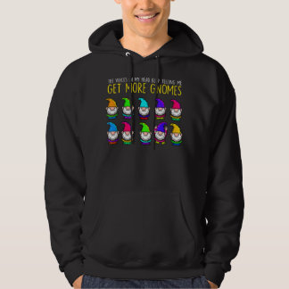 Erhalten Sie mehr Gnomen Niedlich Gartengarten Grü Hoodie