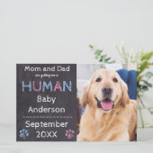 Erhalten Sie mir eine Ankündigung zur Schwangersch (Stehend Vorderseite)