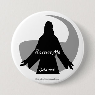 Erhalten Sie mir John 14:6 Bibelzitate Button