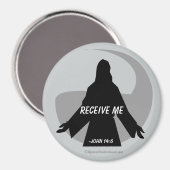 Erhalten Sie mir John 14:6 Bibelzitate Magnet (Vorderseite/Rückseite)