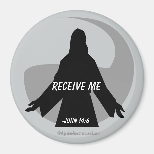 Erhalten Sie mir John 14:6 Bibelzitate Magnet (Vorne)