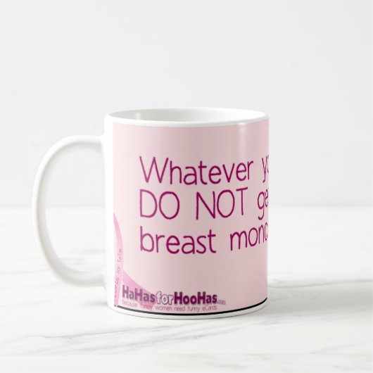 Erhalten Sie NICHT eine Brustmonogramm Tasse (Links)