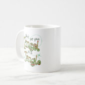 Erhalten Sie nicht Ihr Lametta in den Kaffeetasse (Vorderseite Links)