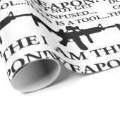 Erhalten Sie nicht verwirrte dieses Gewehr ist ein Geschenkpapier (Rolleneckpunkt)