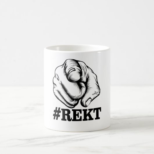 Erhalten Sie Rekt Kaffeetasse (Mittel)