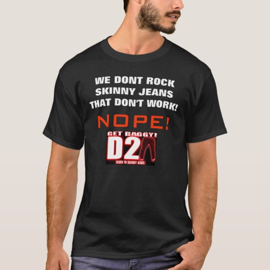 ERHALTEN SIE SACKARTIGES NOPE SHIRT (Vorderseite)