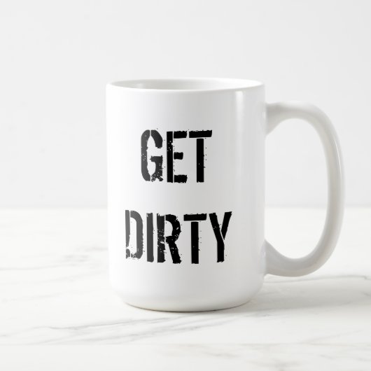 ERHALTEN Sie SCHMUTZIGE Kaffee-Tasse Kaffeetasse (Rechts)