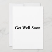 Erhalten Sie sich bald eine gute Einladung (Rückseite)