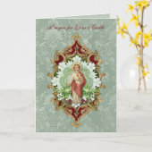 Erhalten Sie sich ein gesundes religiöses Jesus Ma Karte (Gelbe Blume)