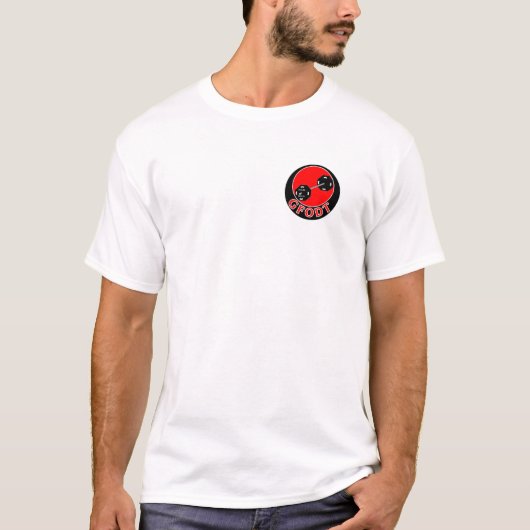 Erhalten Sie Sitz oder die versuchenden T-Shirt (Vorderseite)