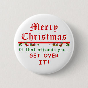 Erhalten Sie über es Weihnachten Button