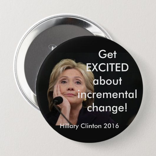 ERHALTEN SIE ÜBER ZUWACHSänderung AUFGEREGT! Button (Vorne & Hinten)