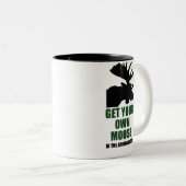 Erhalten Sie ur besitzen Elche Zweifarbige Tasse (VorderseiteRechts)