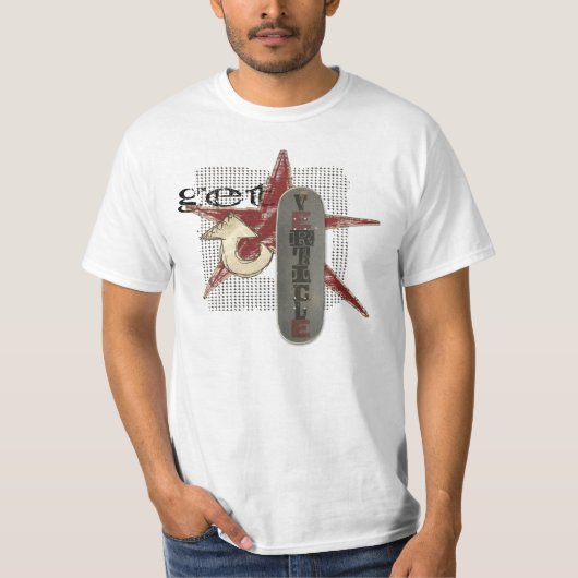 Erhalten Sie Verticle - Wert-T - Shirt (Vorderseite)
