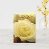 Erhalten Sie Well_ Karte (Gelbe Blume)