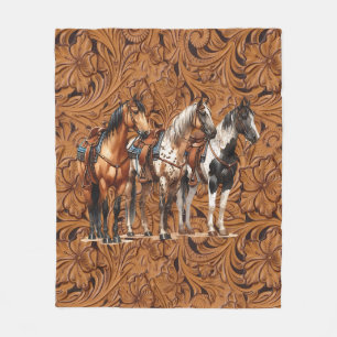 Erhalten Sie Western Fleecedecke