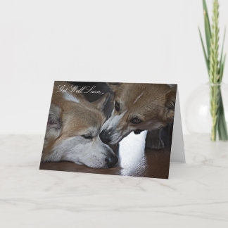 Erhalten Sie wohle bald Gruß-Karte Karte