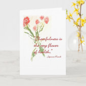 Erhalten Sie wohle bald Gruß-Karte Karte (Gelbe Blume)