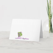 Erhalten Sie wohle bald Grußkarte Karte (Rückseite)