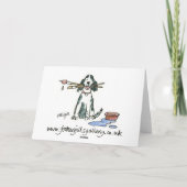 Erhalten Sie wohle bald Grußkarte Karte (Rückseite)