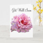 Erhalten Sie wohle bald Karte (Gelbe Blume)