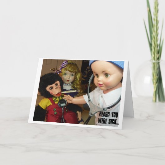 Erhalten Sie wohle bald Karte (Vorderseite)