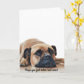 Erhalten Sie wohle bald Karte (Gelbe Blume)