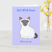 Erhalten Sie wohle bald Karte, fertigen Sie Karte (Gelbe Blume)