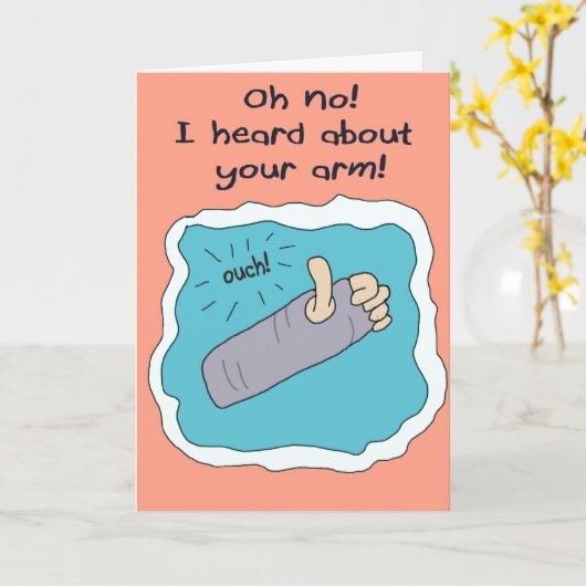 Erhalten Sie wohle bessere bald gebrochene Karte (Gelbe Blume)