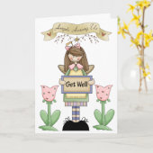 Erhalten Sie wohle Engels-Karte durch Ford Sharons Karte (Gelbe Blume)