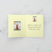 Erhalten Sie wohle Grußkarte Karte (Innenseite)