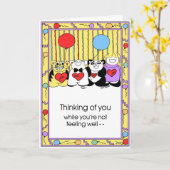 ERHALTEN Sie WOHLE Karte (Gelbe Blume)