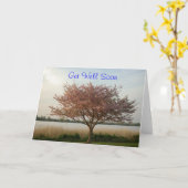 Erhalten Sie wohle Karte (Gelbe Blume)