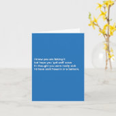 erhalten Sie wohle lustige Karte (Gelbe Blume)