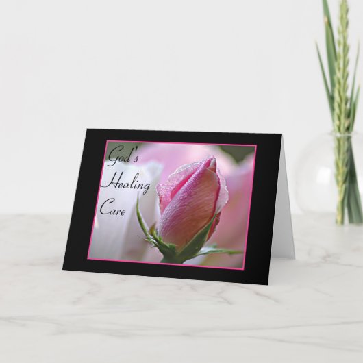 Erhalten Sie wohle Rosen-Karte Karte (Vorderseite)